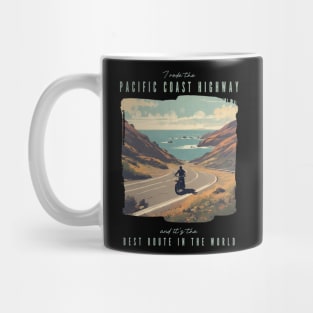 The Pacific Coast Highway - best motorcycle route in the world Mug